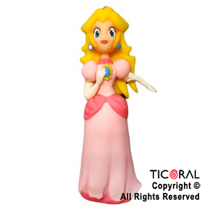 ADOR PRINCESA PEACH DE MARIO BROS A. PORC FRIA x 1